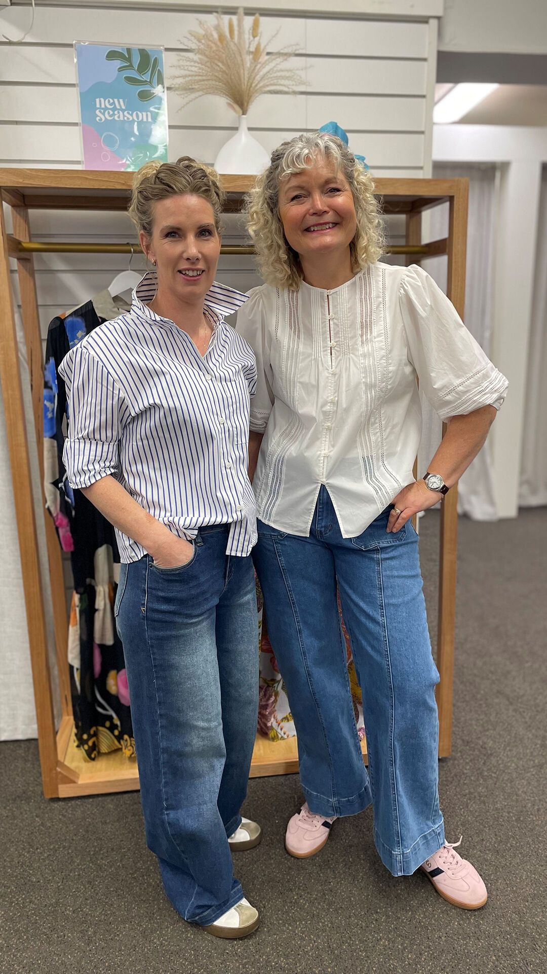 style items clothing on different bodies